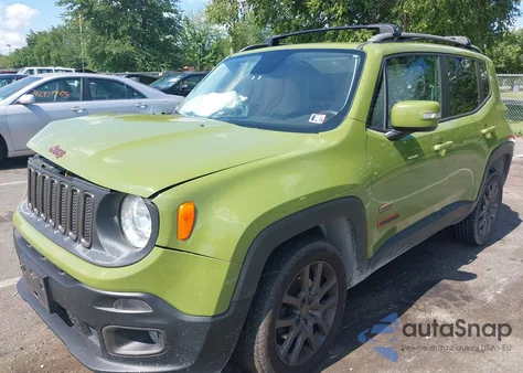 2016 Jeep Renegade 75Th Anniversary from USA, damaged, VIN ZACCJBBT5GPD81393